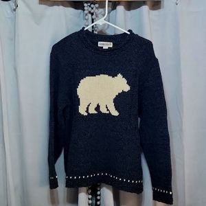 Cotton sweater with Bear